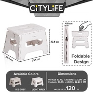Citylife Foldable Stool Folding Portable Collapsible Sturdy Lightweight Chair - (Hold Up To 120kg) D-2014