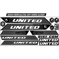 Sticker BMX Bike STRIPING UNITED