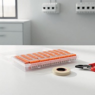 Wire Splicing Kit 90pcs 2 3 5 Port Pushin Compact Electrical Connectors 28-14 AWG