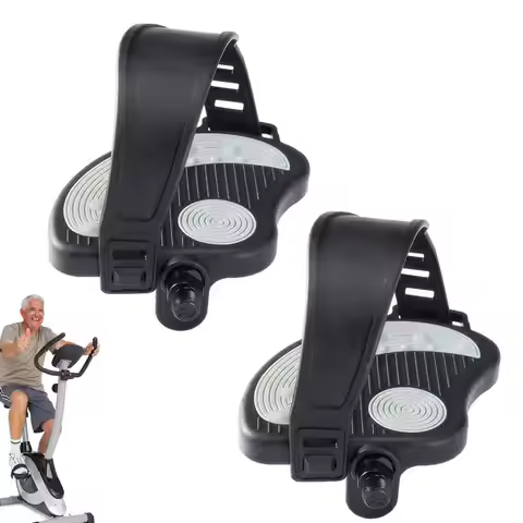 Exercise Bike Pedals Non-Slip Bike Pedals For Exercise Exercise Bike Pedals With Straps 1/2 For Spin