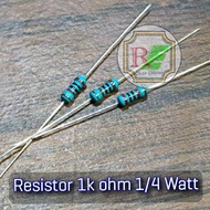 10pcs Resistor 1 Ohm / 10 Ohm / 1K / 10K / 100K / 180k 1/4 watt 1/2