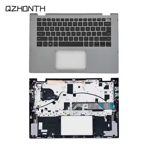 New 0X46H3 For Dell Inspiron 14 5400 5406 Palmrest Upper Case with Backlit Keyboard 14”