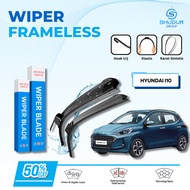 1 SET Car Wiper HYUNDAI I10 Soft Frameless Model Pair RightKiri