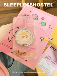 เคสโทรศัพท์แบบพับได้ Sleepless Hostel ดีไซน์น่ารัก 3 มิติ ดูดซับแม่เหล็ก สำหรับ Apple iPhone 17 pro 