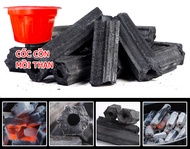 Hộp 3kg than nướng không khói + 1 cốc Cồn cao cấp chuyên dùng cho quán nướng