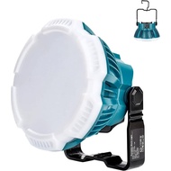 24W 2400LM LED Work Light Camping Lantern for Makita 18v Li-ion Battery LED Lamp Portable Tent Light Flashlight With Hoo