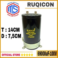 Elco Capacitor Condensator 69000uF 100V Ruqicon
