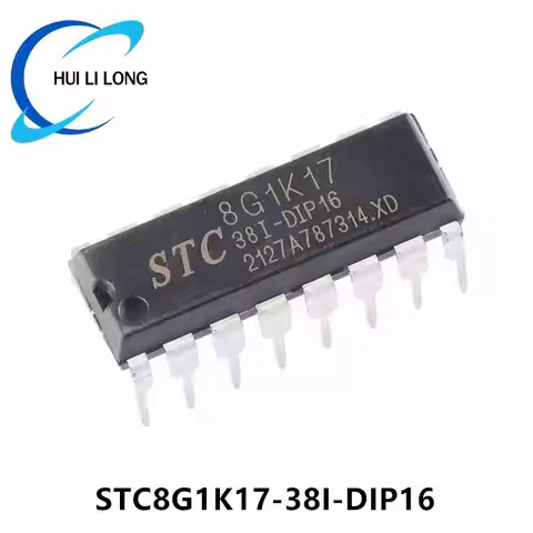 STC8G1K17 STC8G1K17-38I DIP16 STC 8G1K17-38I Single Chip Microcontroller IC Controller Chip STC8G1K1
