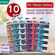 10PCS CR2032 3V Lithium Battery CR2025 CR2016 CR1220 CR2450 CR927 Button Battery CR2032 Batteria CR 