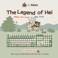 (SG) AKKO X The Legend Of Hei 5108B PLUS Mechanical Keyboard Custom RGB Hot Swappable