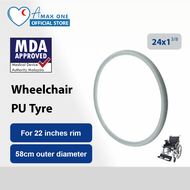Hospital Wheelchair PU Tyre - 20 Inches 22 Inches and 24 Inches
