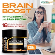 EC Sport Brain Boost - Brain Supplement For Memory, Focus &  Mental Clarity - Nootropic Brain Booste