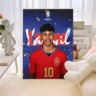 2025 L-Lamine FootballStar Y-Yamal 27 Anime Posters Sticky Whitepaper Sticker DIY Room Bar Cafe Kawa