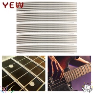 YYE 24PCS White Copper Guitar Fret Wires, White Copper White Fret Wire Replacement, Professional 2.7
