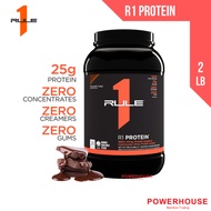 Rule 1 Protein 100% Whey Isolate & Hydrolyzed Whey Protein Isolate, 2lb [R1 Protein, Muscle Recovery