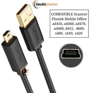 Wire connecting computer to Plustek AD460 AD470 AD480 S400 S410 S420 scanner -