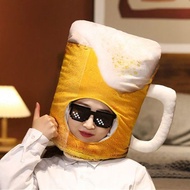 头套/帽子Super Cute Latest Beer Hat Plush Headgear, Photo Prop, Cartoon Photography Prop26.8.5
