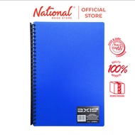 Axis Clearbook Refillable AX-CB001FC Long Blue 20sheets Plain - Files & Folders