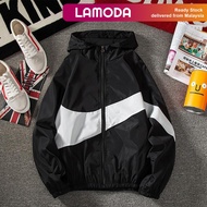 [S-4XL][Lamoda]HENRY Unisex Jacket Couple men women plus size sports jacket windbreaker jaket sukan 