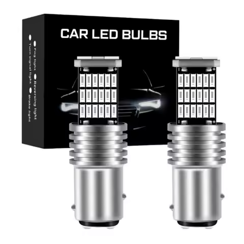 2PCS High Bright 45-4014SMD Turn Signal Light Car Led Light 3157 7443 7440 1156 1157 Bulb Canbus Hea