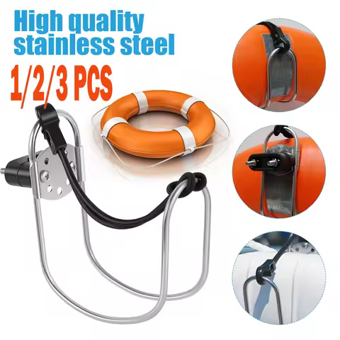Horseshoe Life Buoys Swimming Ring Holder Boat Grade Stainless Steel 316 Ship Buoy Bracket Lifebuoy 