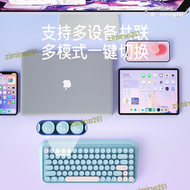 【公司貨免運】bow三模無線智能ipad鍵盤滑鼠套組pro外接air5辦公鍵鼠air4女生適用安卓手機平板筆記本臺式電