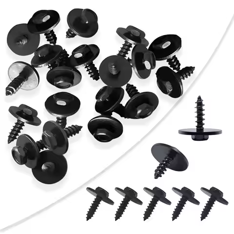 Hex Head Sems Screws M4.8-1.61 x 16mm 07147129160 For BMW Wheel Arch Trim Underfloor Coating Rear Tr