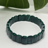 天然水晶 孔雀石手排