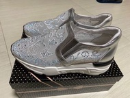 Sakura鞋 日本閃閃Bling Bling銀色增高鞋 禮服鞋