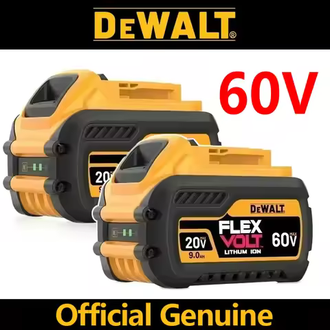 100% Genuine Dewalt 20V Battery, 60V 9Ah, 20V 6Ah Battery DCB609 DCB206 DCB606 DCB184 for Dewalt Pow