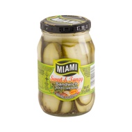MIAMI SWEET & TANGY GHERKINS - SANDWICH SLICED 380GM