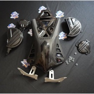 MESIN KLX 150 ENGINE COVER SET