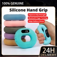 Smart Silicone Hand Grip Strengthener Digital Counter Bluetooth Page Turner Finger Forearm Trainer