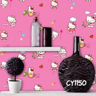 CY Bedroom Wall Paper Shabii Motif 3D Wall Stripes Bedroom Motif Size 8M