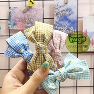 Bow hair clip, cute Korean bow hair tie