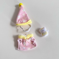 JIYAN2866 Cotton Doll Labubu Doll Clothes Handmade Labubu Time To Chill Filled Doll Accessories Dura