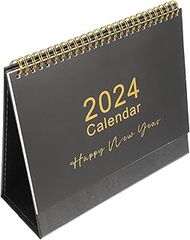 SAFIGLE 2024 Desk Calendar 2023-2024 Calendar Cute Desk Calendar Standing Flip Calendar 2023 Daily Desktop Calendar 2024 Free Standing Calendar Paper Office Mini Perpetual Calendar