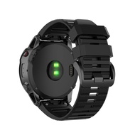 Silicone Band Compatible for Garmin Fenix 7X/7X Pro/6X/6X Pro/5X/5X Plus/3/3 HR, 26mm Quick Fit Band
