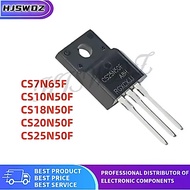 1-5PCS New CS7N65F CS10N50F CS18N50F CS20N50F CS25N50F TO-220F MOS FET Field effect tube In Stock