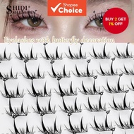 SHIDISHANGPIN 6 Rows Butterfly Extension False Eyelashes Soft And Fluffy 3D Beauty Eyelash Extension