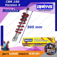 OWENS CBR150 \ CB150R RED SHOCK ABSORBER - MONO SHOCK CBR 150 CB 150R MONOSHOCK 355MM | 1 PIECE
