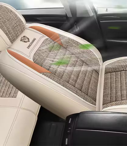 Universal Car Seat Covers Breathable Linen For mg hs 2025 주니퍼 악세사리 yz yz 테슬라 매트 geely ex5 Auto Inter