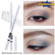 TOPBEAUTY White Eyeliner Pencil hot Smudge-proof Beauty Tools Pearlescent Charming