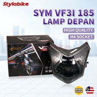 SYM VF3I 185 Head Lamp LED Head Light Lampu Depan Smoke Headlight PNP VF3I-185 185CC VF3I SYM H4 Soc