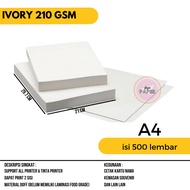 Paper 210 gsm A4IVORY contains 500 sheets of paper A4 paper paper 210 gramIVORY