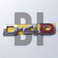 Original D4D Trunk Logo Emblem
