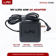 LPO Laptop Charger Adapter 19V 2.37A 5.5mm x 1.7mm Original Type Compatible with Acer N15Q1