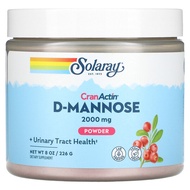 Solaray, D-Mannose with CranActin Powder, 2,000 mg, 8 oz (226 g)