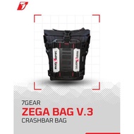Zega 7-Gear Motorcycle Crashbar Bag. Limited Edition Waterproof Touring & Adventure Bag