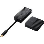 【Direct From Japan】ELECOM Wireless HDMI Transmitter/Receiver Set Wireless USB Type-C Connection 5GHz